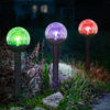 Kép 2/6 - LED szolár lámpa - "kristály" - RGB - 23 cm - 16 darab
