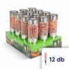 Kép 1/5 - Leszúrható fém szolár - melegfehér - 6 x 6 x 22 (+11) cm - 12 darab