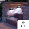 Kép 1/3 - LED-es szolár fali lámpa - fekete, hidegfehér - 11 x 11 x 4 cm - 1 darab