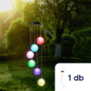 Kép 1/4 - Felakasztható szolár lámpa - kristálygömb - RGB LED-del - 78 x 12,5 cm - 1 darab