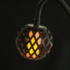 Kép 2/4 - Leszúrható szolár lámpa - lánghatással - 5 gömb - 7 cm - 30 LED