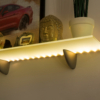 Kép 3/4 - LED szalag - melegfehér - 1 m - 3 x AA elemes