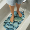 Kép 1/3 - Fürdőszobai csúszásgátló - kőmintás, kék