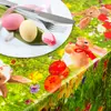 Kép 1/3 - Viaszos terítő - "húsvéti rét" mintás - 100 x 140 cm