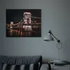 Kép 2/2 - LED-es fali hangulatkép - "Lánchíd" - 2 x AA, 38 x 48 cm