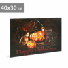 Kép 1/2 - Halloween-i LED-es hangulatkép - fali akasztóval, 2 x AA, 40 x 30 cm