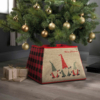 Kép 1/3 - Karácsonyfatalp takaró - manós - 55 x 26 cm