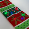 Kép 4/4 - Karácsonyi sál - 100 cm - LED-es, elemes, zöld