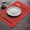 Kép 1/3 - Karácsonyi tányéralátét - 45 x 30 cm - piros