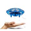 Kép 6/7 - UFO drón - repülő gyerekjáték - LED-es, akkumulátoros - 11 x 11 x 4 cm