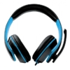 Kép 3/4 - Gamer fejhallgató mikrofonnal - kék - 2 m kábel - 105 dB