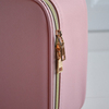 Kép 3/4 - Kozmetikai táska beépített tükörrel - rózsaszín