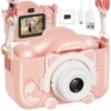 Kép 1/16 - Digitális fényképezőgép cicás tokkal  - 6 móddal - rózsaszín