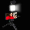 Kép 5/10 - Grundig szelfiállvány lámpával, mikrofonnal és telefontartóval - 49 LED 