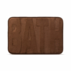 Kép 1/3 - Fürdőszobai kilépőszőnyeg - "BATH" - barna - 60 x 40 cm