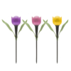 Kép 2/7 - LED-es szolár tulipánlámpa - 12 darab
