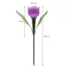 Kép 5/6 - LED-es szolár tulipánlámpa