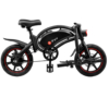 Kép 5/6 - Összecsukható, elektromos kerékpár - 10AH akkumulátor, 35-40 km max. hatótáv - fekete