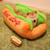 Kép 6/10 - Kisállat fekhely - hotdog - 72 x 62 x 23 cm