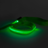 Kép 2/4 - LED-es póráz - akkumulátoros - 120 x 2,5 cm - zöld