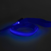 Kép 2/4 - LED-es póráz - akkumulátoros - 120 x 2,5 cm - kék