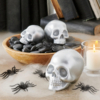 Kép 2/3 - Pókszett - halloweeni dekoráció - fekete - 8 db / csomag