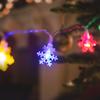 Kép 1/2 - LED fényfüzér - jégkristály - 2,3 m - 20 LED - multicolor - 3 x AA