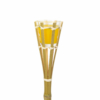 Kép 3/4 - Citronella illatgyertya + fáklya - bambusz - 75 x 6,5 cm, 2 darabos