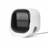Kép 1/4 - Hordozható mini léghűtő ventilátor - USB - fehér