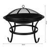 Kép 4/5 - Kerti grill kandallóval - 56 cm