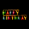 Kép 1/3 - Születésnapi LED-es fényfüzér - "Happy Birthday" - 13 LED - 2 x AA - 2 m