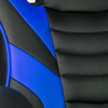 Kép 2/4 - Gamer szék karfával - kék - 71 x 53 cm / 53 x 52 cm