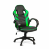 Kép 1/4 - Gamer szék karfával - zöld - 71 x 53 cm / 53 x 52 cm