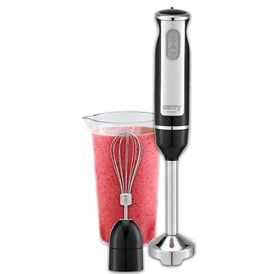 Kézi botmixer, habverő szett - 1000W - 2 sebesség - 600 ml - fekete