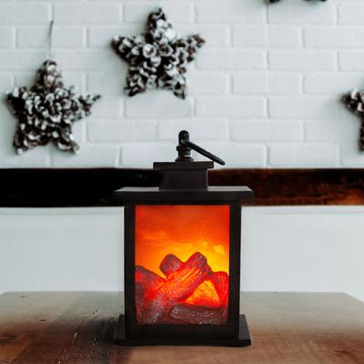 LED dekorkandalló - elemes - 12 x 12 x 18,5 cm