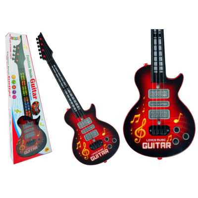 Elektromos gitár fényeffekttel - 54 x 18 x 4 cm