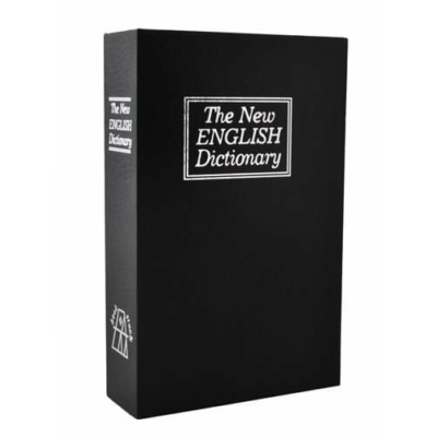 Széf - angol szótár megjelenés - 24 x 15,5 x 5,5 cm - fekete