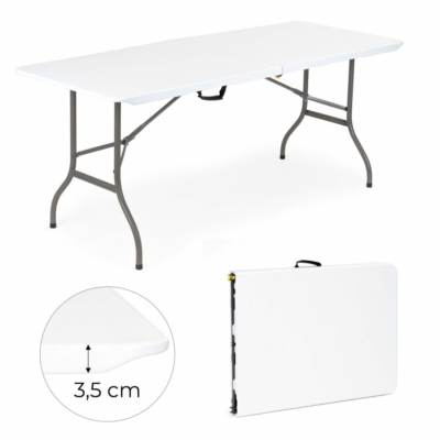 Kerti asztal - összecsukható - 180 x 70 x 73,5 cm