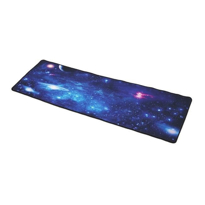Egérpad - kék galaxis minta - 88 x 30 cm