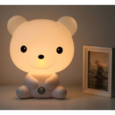 Gyermek LED éjjeli fény - teddy maci