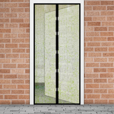 Szúnyogháló függöny ajtóra -Virág mintás