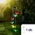 Felakasztható szolár lámpa - pillangó - RGB LED-del - 78 x 12,5 cm - 1 darab