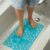 Fürdőszobai csúszásgátló-kék, lábnyom mintával