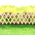 Virágágyás szegély / kerítés -natúr fa színű - 4db