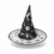 Halloweeni boszorkánykalap - fekete - 38 x 34 cm
