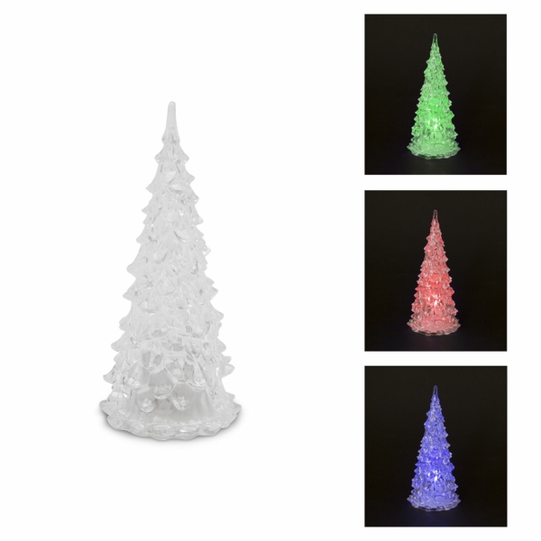 LED karácsonyfa - 16 cm