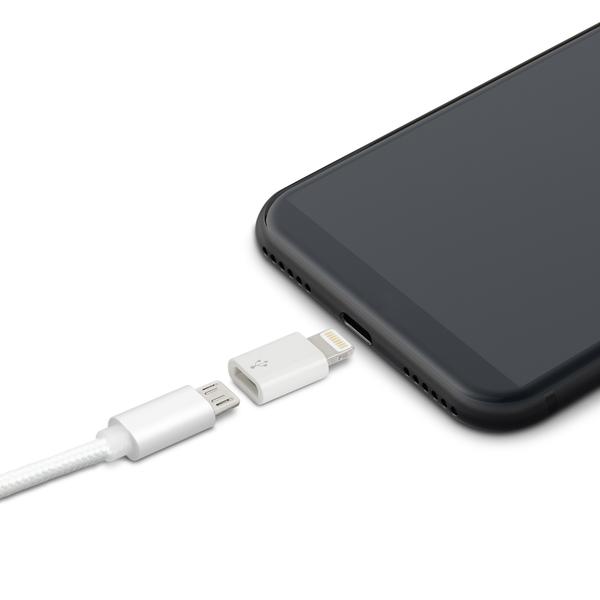  Adapter - iPhone Lightning - MicroUSB 