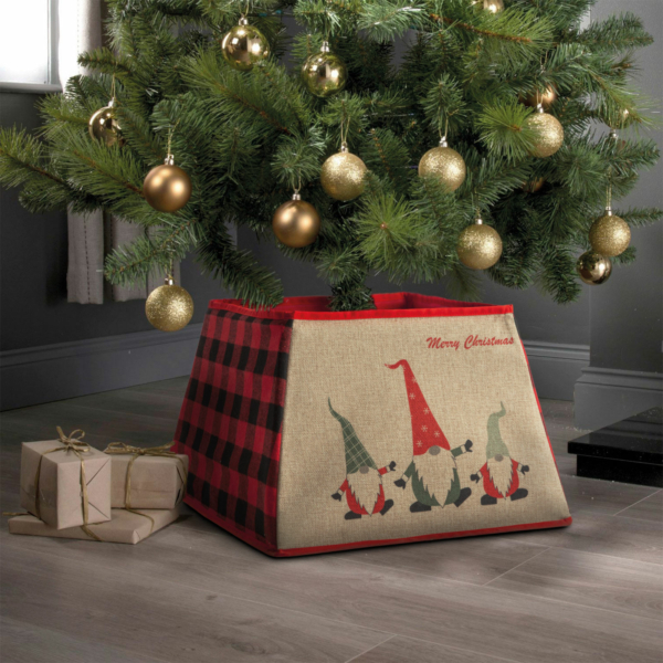 Karácsonyfatalp takaró - manós - 55 x 26 cm