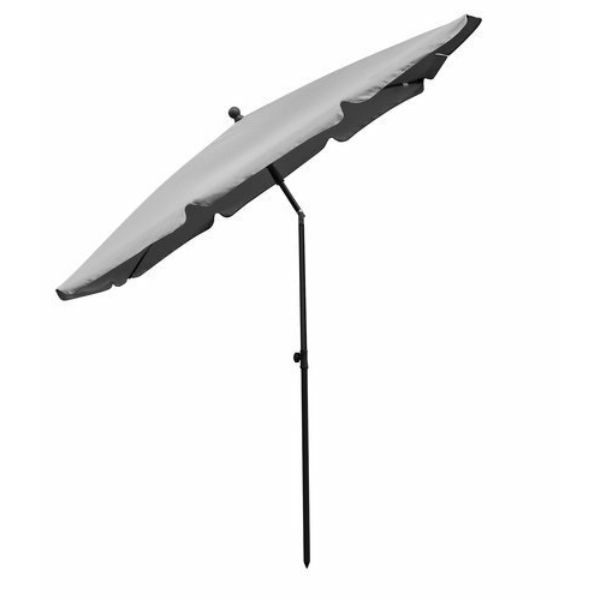 Összecsukható napernyő - szürke - 130 x 200 cm