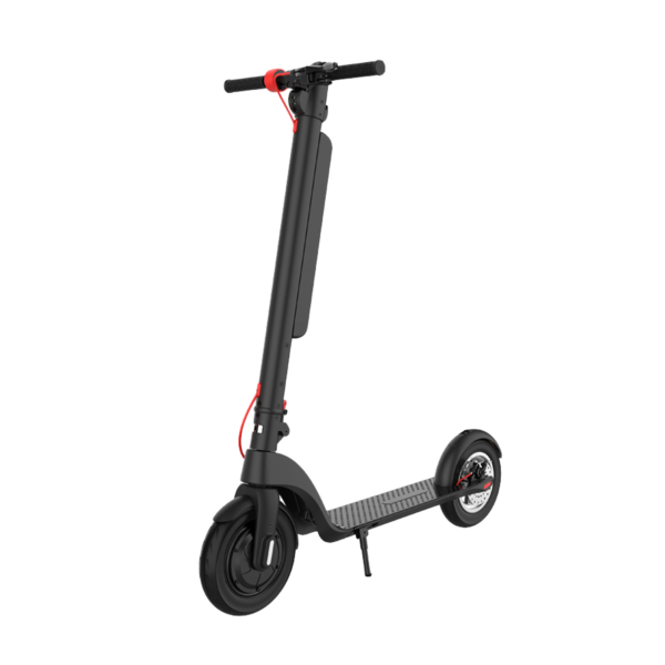 Elektromos roller - 350W, max. 20 km, max. 25 km/h, fekete/piros